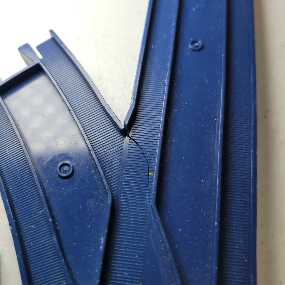 Vintage Tomy Train Track Replacement Pieces Blue Switch Curved Stop Go Track‎